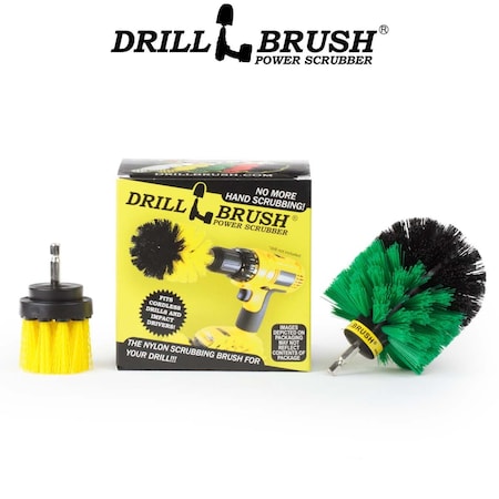 Drill Brush Power Scrubber By Useful Products 5 in W 5 in L Brush, Variety L-Y2GO-QC-DB